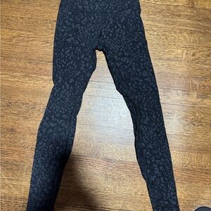 lululemon athletica Black Patterned Woman’s Leggings
